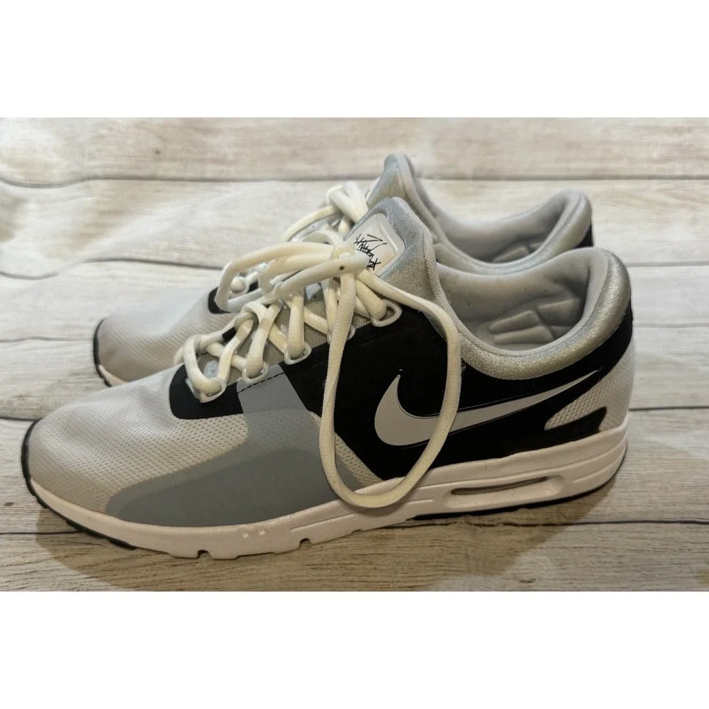 Womens Nike Air Max Zero #857661-001 Black Gray White Sz 9